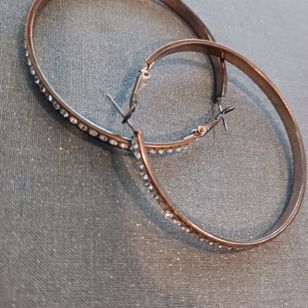 Rhinestone hoops